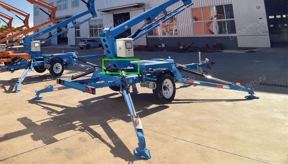 Смазка опорно-поворотного круга (Slewing ring) прицепного подъемника