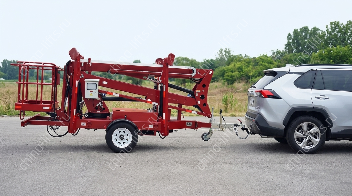 Какой автомобиль подойдет для буксировки прицепного подъемника