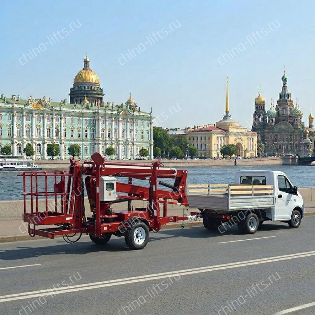 Прицепные подъемники из Китая с доставкой в Санкт-Петербург и Ленинградскую область